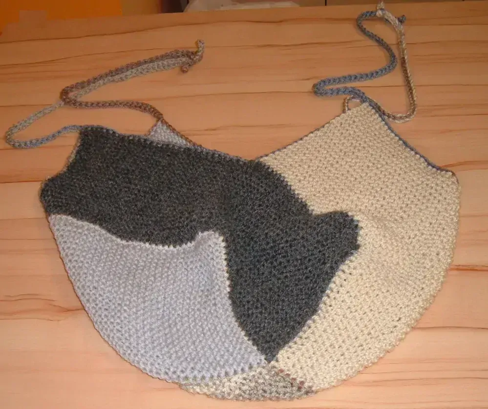 Háčkovaná taška barevná