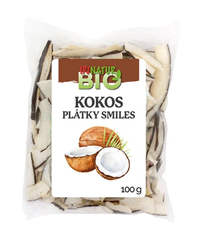 Kokos plátky smiles BIO 100g IPJ NATUR