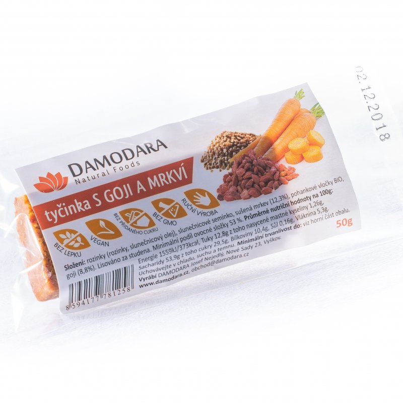 Ovocná svačinka mrkvová s goji 50g