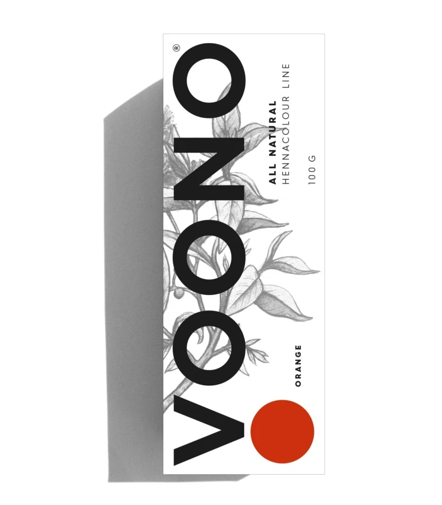VOONO rostlinná barva na vlasy Orange
