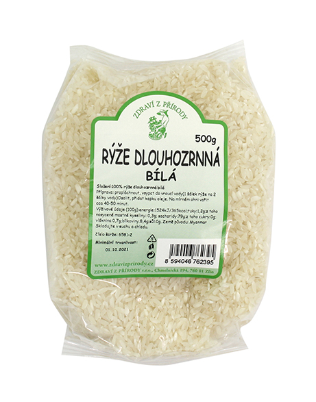 Rýže dlouhozrnná bílá 500 g