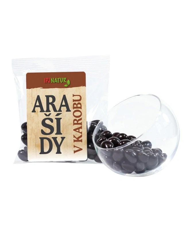 Arašídy v karobu 100g IPJ NATUR