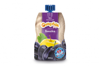 OVOCŇÁK pyré JABLKO + švestka 200 g