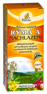 Tinktura Rýma a nachlazení 100ml