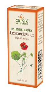 Bylinné kapky lichořeřišnice 50 ml Grešík