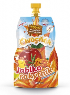 OVOCŇÁK mošt JABLKO + rakytník 250 ml