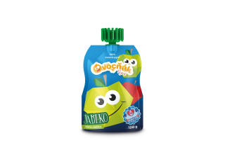 OVOCŇÁK pyré JABLKO 100 % 120 g se šr.uzávěrem
