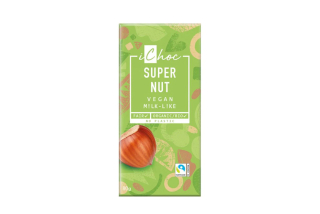 čokoláda iChoc BIO vegan rýžová LÍSKOVÉ OŘECHY 80g