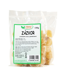 Zázvor proslazený 100g ZP