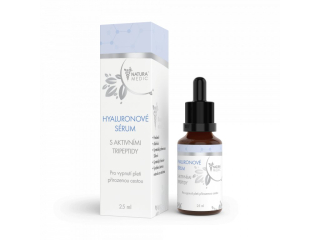 HYALURONOVÉ SÉRUM S AKTIVNÍMI TRIPEPTIDY 25 ml Natura medic