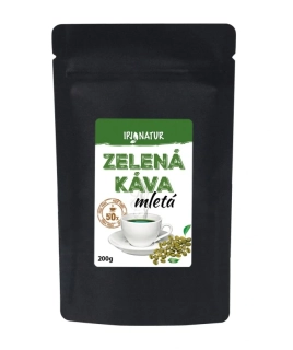 Zelená káva mletá 200g IPJ NATUR
