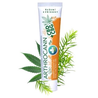 ARTHROCANN GEL CBD + CBG Nejsilnější konopný masážní gel