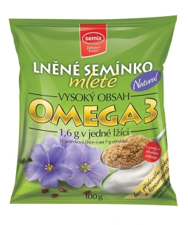 Lněné semínko mleté NATURAL 100g Semix