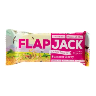 Flapjack ovesný malina-jahoda bezlepkový 80 g BRYNMOR