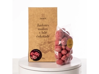 JANKOVY maliny v bílé čokoládě 125g