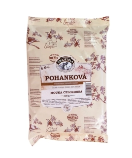 Pohanková mouka celozrnná 500g Šmajstrla