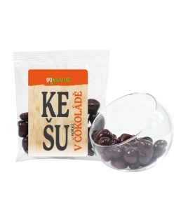 Kešu v hořké čokoládě 100g IPJ NATUR