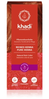 Khadi rostlinná barva na vlasy ČISTÁ HENNA